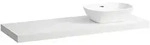 LAUFEN LANI Waschtischplatte, ein Ausschnitt rechts, 1370x495x65mm,...