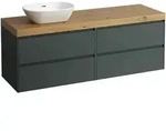 LAUFEN LANI Waschtischplatte wildeiche inklusive Unterschrank, 1 Ausschnitt...