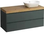 LAUFEN LANI Waschtischplatte wildeiche inklusive Unterschrank, 1 Ausschnitt...