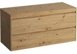 LAUFEN LANI Waschtischplatte wildeiche inklusive Unterschrank, ohne Ausschnitt,