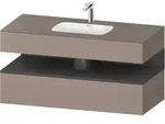 Duravit Collection One Einbauwaschtisch mit Konsolenwaschtischunterbau,