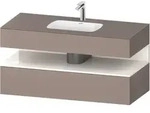 Duravit Collection One Einbauwaschtisch mit Konsolenwaschtischunterbau,