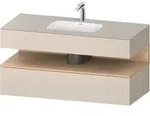 Duravit Collection One Einbauwaschtisch mit Konsolenwaschtischunterbau,