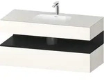 Duravit Collection One Einbauwaschtisch mit Konsolenwaschtischunterbau,
