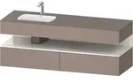 Duravit Collection One Einbauwaschtisch mit Konsolenwaschtischunterbau,