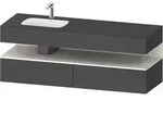 Duravit Collection One Einbauwaschtisch mit Konsolenwaschtischunterbau,