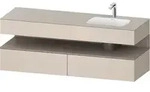 Duravit Collection One Einbauwaschtisch mit Konsolenwaschtischunterbau,