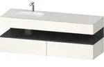 Duravit Collection One Einbauwaschtisch mit Konsolenwaschtischunterbau,