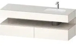 Duravit Collection One Einbauwaschtisch mit Konsolenwaschtischunterbau,