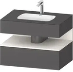 Duravit Collection One Einbauwaschtisch mit Konsolenwaschtischunterbau,