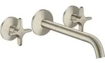 hansgrohe AXOR One 3-Loch Waschtischarmatur Unterputzmodell f&uuml;r Wandmontage,...