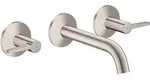 hansgrohe AXOR One 3-Loch Waschtischarmatur Unterputzmodell f&uuml;r Wandmontage,...