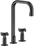 Gessi Inciso+ 3-Loch-Waschtischarmatur, Auslauf H=212 mm x Ausladung 160 mm, mit