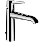 LAUFEN PURE Einhand-Waschtischmischer, Eco+, Festauslauf, Ausladung 140 mm, mit