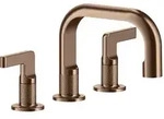 Gessi Inciso- 3-Loch-Waschtischarmatur mit Auslauf H=59 mm x Ausladung 140 mm,...