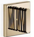 Dornbracht CL.1 Unterputzventil, linksschlie&szlig;end, warm, mit WAVES-Struktur,
