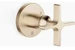 Dornbracht VAIA UP-Dreiwege-Umsteller, Kreuzgriff, 36210809-46, Farbe: Champagne