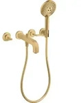 hansgrohe AXOR Citterio 3-Loch Wannenarmatur mit Hebelgriffen, 39448250, Farbe: