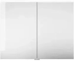 burgbad Eqio Spiegelschrank mit LED-Aufsatzleuchte, 2-t&uuml;rig, 1000x800x170mm,