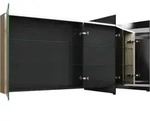 burgbad Eqio Spiegelschrank mit LED-Aufsatzleuchte, 3-t&uuml;rig, mittlerer...