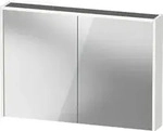 Duravit D-Code Spiegelschrank, Steckdose Typ E (FR, BE), 2 T&uuml;ren, LED-Lichtfeld