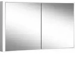 Schneider GLOW classic HCL Spiegelschrank, 2 T&uuml;ren 65/65cm, 1325x158x731mm,...