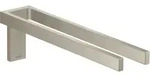 hansgrohe AXOR UNIVERSAL Rectangular Handtuchhalter, Metall, doppelt, fest,...
