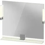 Duravit Sivida Spiegel, chrom, 850x36x650mm, Aufsatzleuchte, Sensorschalter,