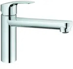 Grohe Eurosmart Einhand-Sp&uuml;ltischarmatur, Niederdruck, mittelhoch, Ausladung...