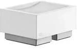 Gessi Rettangolo Accessoires Seifenhalter Standversion, Schale wei&szlig;, 20825079,
