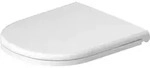 Duravit D-Code WC-Sitz, abnehmbar, Pinbefestigung, mit Absenkautomatik...