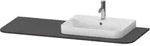 Duravit Happy D.2 Plus Konsole 1300x550 mm, 1 Auschnitt rechts, f&uuml;r den