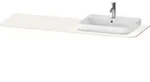 Duravit Happy D.2 Plus Konsole, 1600x550 mm, 1 Auschnitt rechts, f&uuml;r den