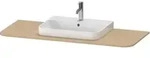 Duravit Happy D.2 Plus Konsole, 1300x550 mm, 1 Auschnitt mittig, f&uuml;r den