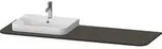 Duravit Happy D.2 Plus Konsole, 1600x550 mm, 1 Auschnitt links, f&uuml;r den