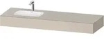 Duravit Collection One Einbauwaschtisch mit Konsole, 1600x550x170mm, Becken...