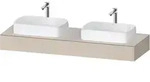 Duravit Collection One Konsole, 1600x550x170mm, Ausschnitt links u. rechts,
