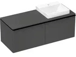 hansgrohe Xelu Q Konsole mit Ausschnitt rechts, 1360x550, f&uuml;r...