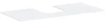 hansgrohe Xevolos E Konsole, 1 Ausschnitt mittig, 1180x550mm, 54210700, Farbe: