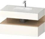 Duravit Collection One Einbauwaschtisch mit Konsolenwaschtischunterbau,