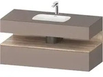 Duravit Collection One Einbauwaschtisch mit Konsolenwaschtischunterbau,