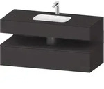 Duravit Collection One Einbauwaschtisch mit Konsolenwaschtischunterbau,
