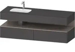 Duravit Collection One Einbauwaschtisch mit Konsolenwaschtischunterbau,