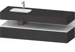 Duravit Collection One Einbauwaschtisch mit Konsolenwaschtischunterbau,