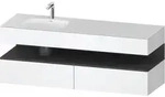 Duravit Collection One Einbauwaschtisch mit Konsolenwaschtischunterbau,