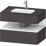 Duravit Collection One Einbauwaschtisch mit Konsolenwaschtischunterbau,