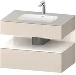Duravit Collection One Einbauwaschtisch mit Konsolenwaschtischunterbau,