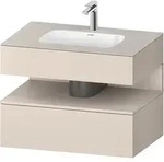 Duravit Collection One Einbauwaschtisch mit Konsolenwaschtischunterbau,