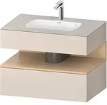 Duravit Collection One Einbauwaschtisch mit Konsolenwaschtischunterbau,