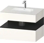 Duravit Collection One Einbauwaschtisch mit Konsolenwaschtischunterbau,
